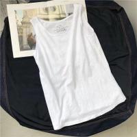 2021新款棉吊带打底背心女外穿潮流韩版宽松无袖内搭学生吊带T恤 纯白色 S