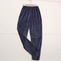 睡衣男秋冬季法兰绒珊瑚绒保暖加厚卡通男装可外穿男士睡衣家居服 [绒款]0003 M码建议[75-90斤]