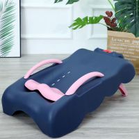 儿童洗头椅加厚加大洗头躺椅宝宝洗头神奇小孩洗头床可折叠洗发椅 加厚加大款+黑粉色