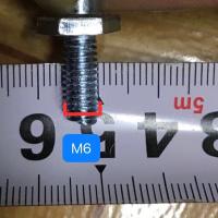 1.5寸M6/M8/M10螺丝杆万向轮子置物架电脑桌轮婴儿床美容推车轮子 m6 带刹车 4个