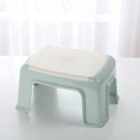 加厚塑料凳子成人家用小板凳防滑儿童小凳子矮凳椅子换鞋凳茶几凳 小号 蓝色 1个装