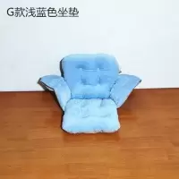 遛娃神器坐垫小推车垫加厚冬季儿童座椅垫毛绒屁股垫夹棉宝宝垫防 G款[浅蓝色]