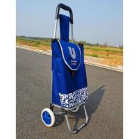 爬楼折叠便携家用购物车买菜车小拉车手拉车推车拉杆老人拖车 不折叠中号特价