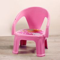 儿童椅子宝宝叫叫椅靠背椅儿童凳婴儿小椅子幼儿园小板凳塑料椅子 新款加厚[无盘]公主粉