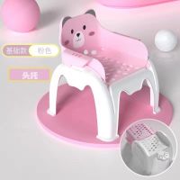 宝宝餐椅儿童洗头躺椅宝宝多功能吃饭餐椅婴儿餐桌可折叠洗头神器 公主粉 [基础款]不可洗头无餐盘