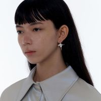 K&K耳环2021新款潮高级感镶钻耳钉气质耳饰简约耳坠十字架饰品 吊坠款(大)