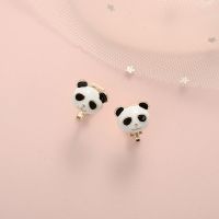 耳夹无耳洞防过敏女学生韩版简约卡通小清新气质个性百搭耳骨夹 11耳夹[熊猫]