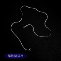 潮牌蛇骨链简约链子细项链男潮酷嘻哈ins街头百搭情侣脖颈配饰品 蛇骨链(链长约50CM)