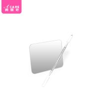 化妆调色盘彩妆调色板不锈钢彩绘美甲调粉底液水粉化妆师专用含棒 指戒方形迷你1套