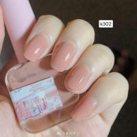 榆鹿指甲油 粉刷匠系列 2020新色温和持久清新显白美甲 K302 乌帽红裙