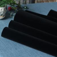背胶自粘绒布 黑色加厚加密不干胶植绒布 带胶柜台绒布 抽屉绒布 黑色 1.5米*0.5米