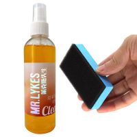 汽车漆面玻璃氧化层水渍清洁酸雨水垢清洗剂天窗水痕雨印去除 1瓶装+镀晶海绵擦