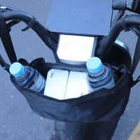 电动车储物挂包滑板踏板摩托车电瓶单车布兜雨衣手机充电器收纳袋 [大容量挂包]无盖