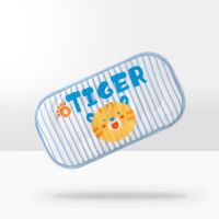 [哺乳枕]抱娃手臂垫儿童枕头喂奶手臂枕夏季婴儿枕巾吸汗喂奶枕 条纹萌虎