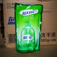 蓝月亮洗手液清香型宿舍家用按压瓶抑菌芦荟野菊花儿童家庭装 芦荟抑菌补充液袋(500g 1袋)