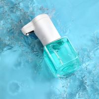 充电智能感应洗手机儿童自动洗手机液皂液器 蓝色洗手机1台充电款送2片泡腾片