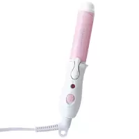 电发夹板迷小型夹板烫发器刘海卷发神器女内扣卷发棒迷你学生 粉色纸盒装