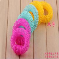 不伤发甜甜圈卷发器 电话线发卷卷发器 塑料卷发美发工具8个装 大号6只装 BY7