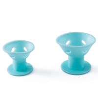 10个装麦瑟尔同款蘑菇卷发器不伤发 波浪铃铛球硅胶睡眠卷发神器 体验装[1大+1小]_