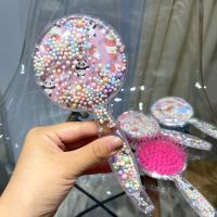 超萌可爱卡通儿童发梳女童宝宝公主小女孩气囊梳少女心梳子女梳头 圆梳[跳伞熊猫]