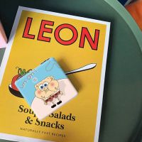 派大星海绵宝宝便携化妆镜韩国随身学生折叠镜可爱小清新小镜子女 升级款海绵宝宝h