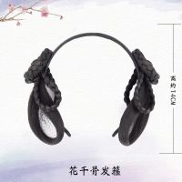 汉服假发发箍女发型全头套一体式发包古装古风造型万用垫发套装 花千骨发箍