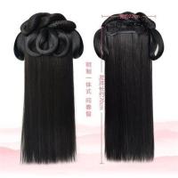 古装汉服假发女 懒人发髻假发包发箍式一体新手古风百搭造型头饰 K059明制一体式问春髻