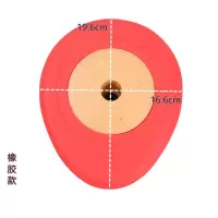手织假发头模制作假发模具全手织假发头模DIY假发模特头手钩假发 手钩红色模具