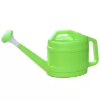 加厚洒水壶大浇花喷壶长嘴浇水壶塑料淋水壶园艺喷水壶家用花洒壶 绿色 送生根粉 浇花壶-2.5升