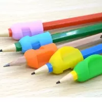 幼儿童小学生铅笔握笔器矫正握姿学生用品笔套写字孩子礼物硅胶 5个