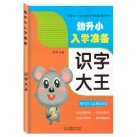 幼小衔接一日一练幼儿园大班练习册数学拼音识字书籍学前启蒙教材 入学准备识字启蒙[单本]彩图大开本