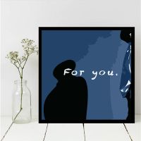 数字油画diy画画风景画客厅卧室装饰画唯美填色画手绘油画艺术 严浩翔 30*30cm不带框(画布颜料画笔)