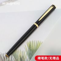 英雄钢笔官方正姿小学生专用练字笔成人男女孩特细硬笔学生用品 黑色[2支款]无盒单支