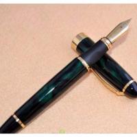 金豪X450铱金笔大班系列笔商务办公书写签名钢笔练字书法美工钢笔 暗绿色钢笔 单支笔