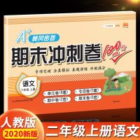 期末总复习二年级上册下册语文数学全套资料冲刺100分试卷人教版 二年级上册 冲刺卷-语文
