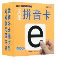 儿童学前无图识字卡大班中班小班认字大卡幼儿学龄前启蒙早教卡 [拼音卡]