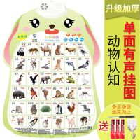有声早教挂图点读拼音字母表墙贴画看宝宝学习认识幼儿童启蒙玩具 (1张)认识动物