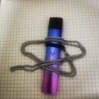 Yoo柚子二代一代电子杆通用防滑橡胶圈钛钢挂链非我绿萝魔笛杆链 钛钢龙骨挂链