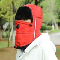 帽子女冬天保暖防水骑车挡风雷锋帽男士秋冬季骑行开电动车防寒帽 (加强版)红杠护脖 均码(魔术贴可调节)男女通用