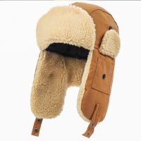 雷锋帽女冬天加厚保暖东北护耳棉帽男冬季户外骑电动车防风防寒帽 帆布款-指定颜色