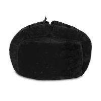 雷锋帽新款加厚冬季保暖户外防寒冷库工作棉帽子中老年男士护耳帽 藏蓝色雷锋帽 小码[适合55-57]