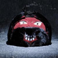 帽子女秋冬季电动车骑车防风帽挡风雷锋帽护耳保暖抗寒棉帽男韩版 龅牙酒红色 成人通用(适合56-60cm)