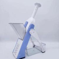 [珠峰好物]家用多功能厨房手动刨丝切菜器XF 蓝色