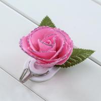 唯美~强力粘钩挂钩贴强力墙面创意挂钩承重可爱花朵玫瑰花钩 随机发一