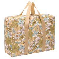 大容量搬家打包袋特大号编织整理袋牛津布行李袋幼儿园被子收纳袋 富贵花 小号