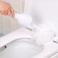 白色棉清洁刷多功能软毛浴缸刷子面盆刷洗手盆白毛刷马桶刷不掉毛 一个马桶刷