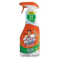 威猛先生家用浴室清洁剂皂垢除霉剂除菌清洗瓷砖浴缸水龙头污垢 1瓶500g+洗护手套