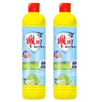 雕牌洗洁精家用大瓶家庭实惠装果蔬餐具洗涤剂厨房小瓶学生宿舍 406g*2瓶[小瓶宿舍办公室用]