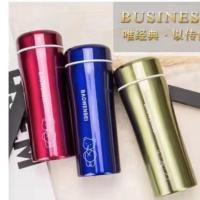 卡通带吸管水杯大容量保温杯水瓶保温水壶杯子女防摔高颜值大肚杯 颜色随机(不保温) 单杯+贴纸[收藏关注送清洁礼包]