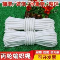 绳子捆绑绳尼龙绳晒被窗帘拉绳晾衣手工编织货车绑绳编绳耐磨涤纶 10米 2毫米